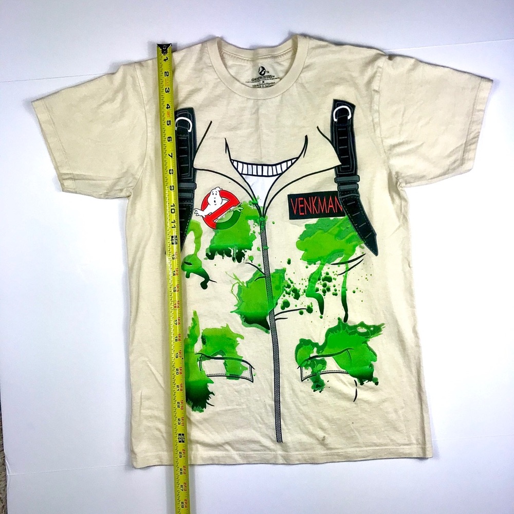 GHOSTBUSTERS Graphic T-Shirt, Tan, Size M